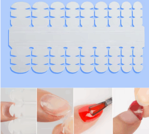 O2NAILS Naklejki chroniące paznokcie 10x1szt